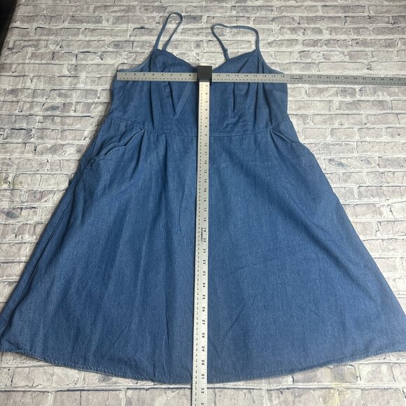 EUC Market & Spruce Women's Mini Denim Dress Size 2X - Picture 12 of 14